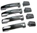 View Item Landrover Discovery 4 Chrome door handle replacement "skins" ( button in handle type )